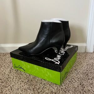 Sam Edelman Kenzie black leather booties